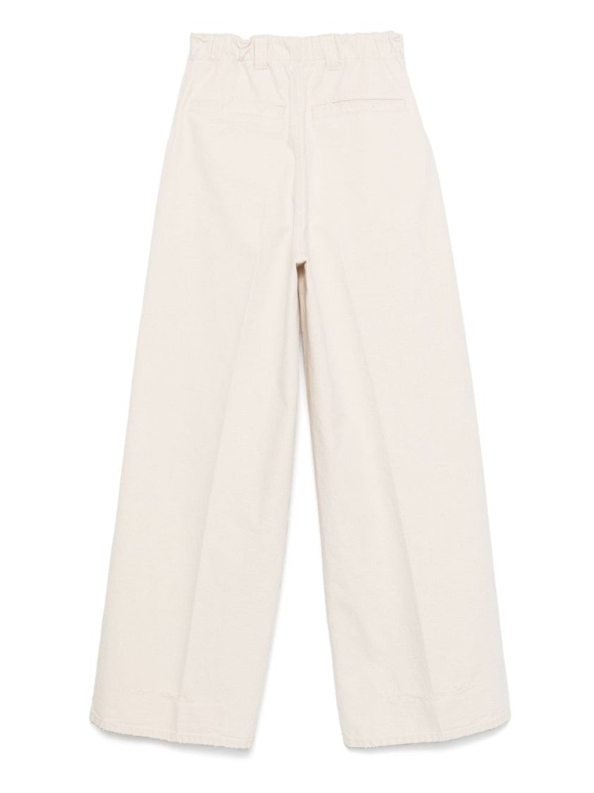 Maison Margiela Wide-Leg Trousers With High Waist