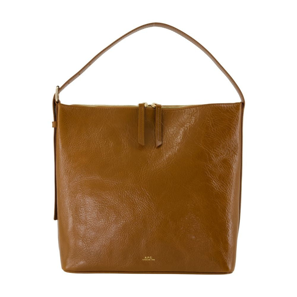 A.P.C. Vera Shoulder Bag - Leather - Brown