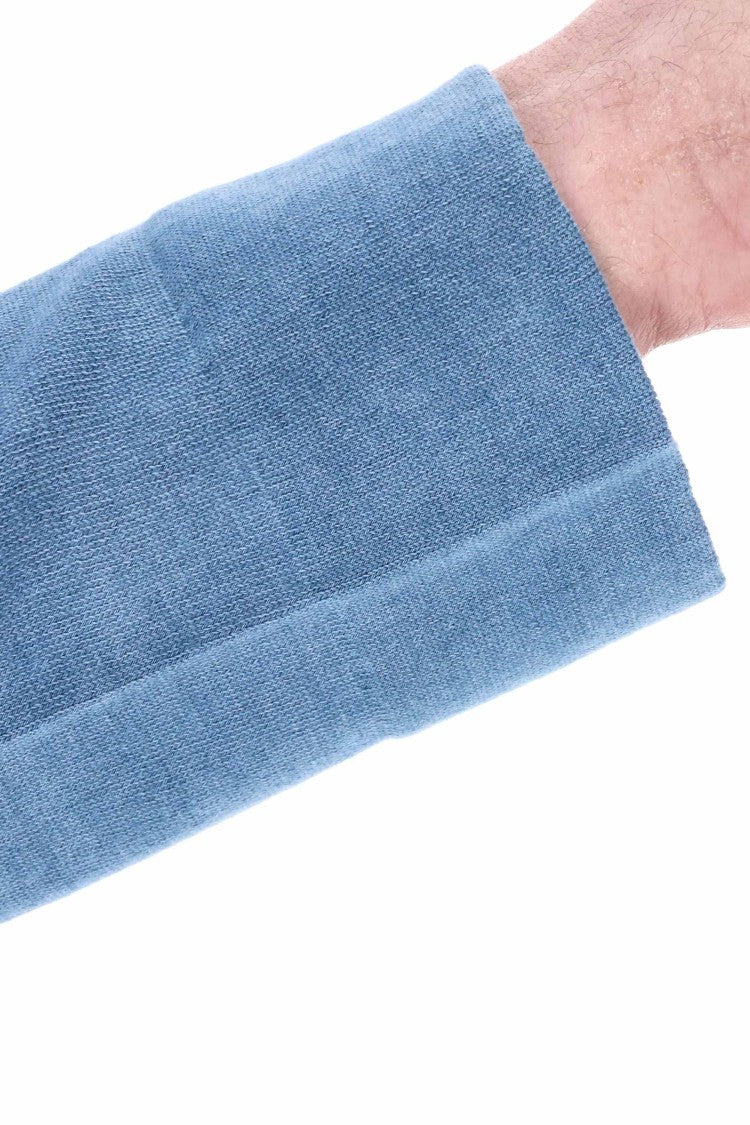 Drumohr Long Sleeve Brushed Denim Shirt