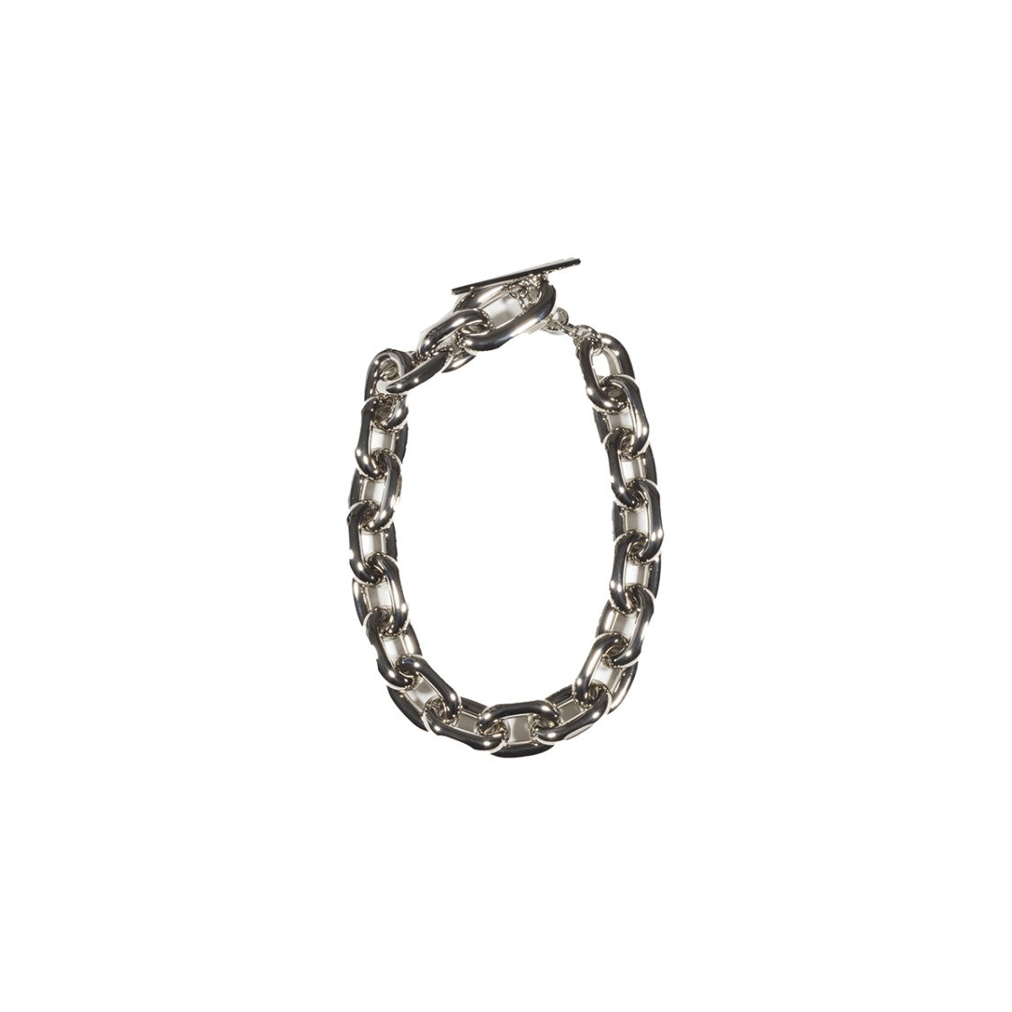 Rabanne Paco Silver Metal Chain Necklace