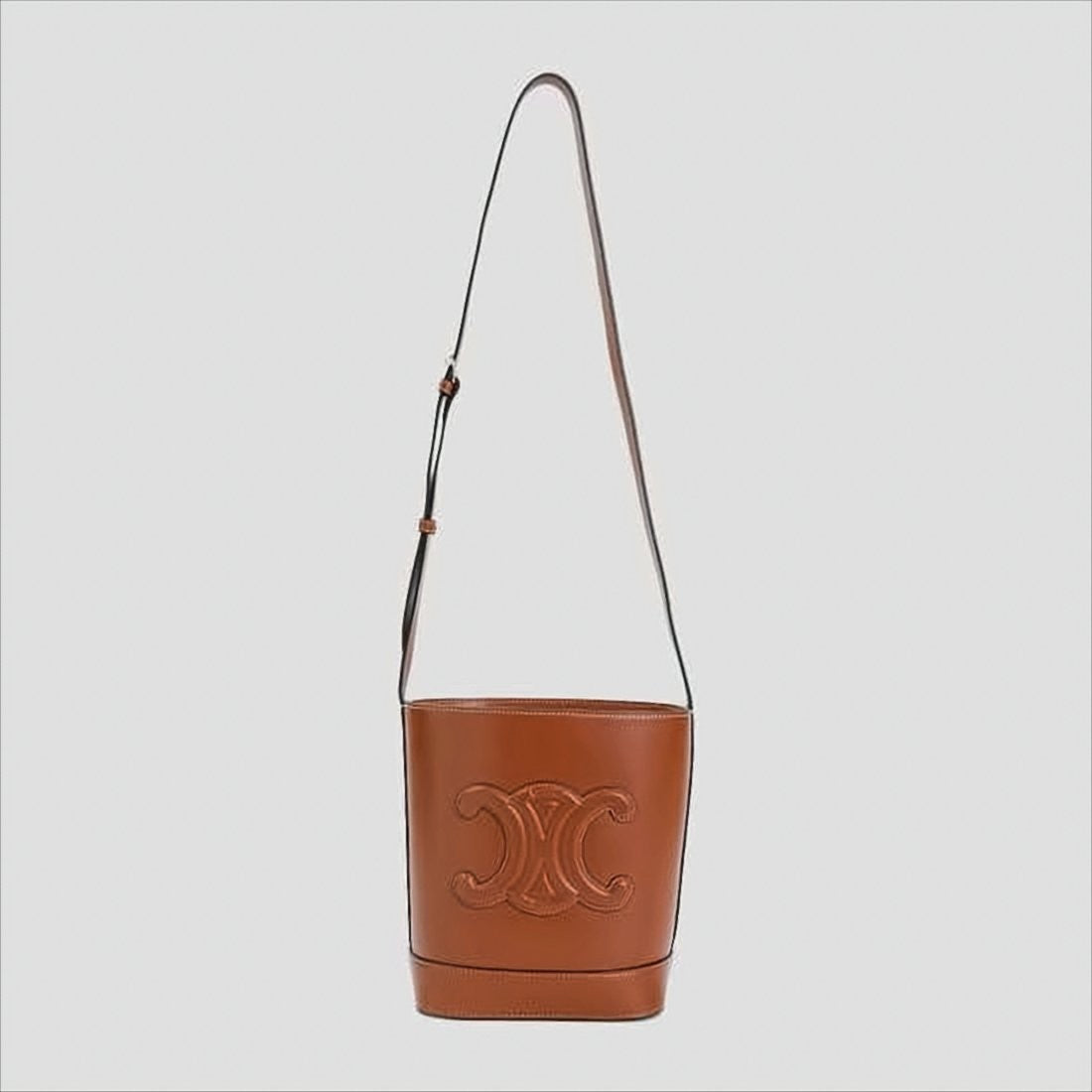 Celine Structured Bucket-Style Crossbody Bag In Smooth Calf Leather