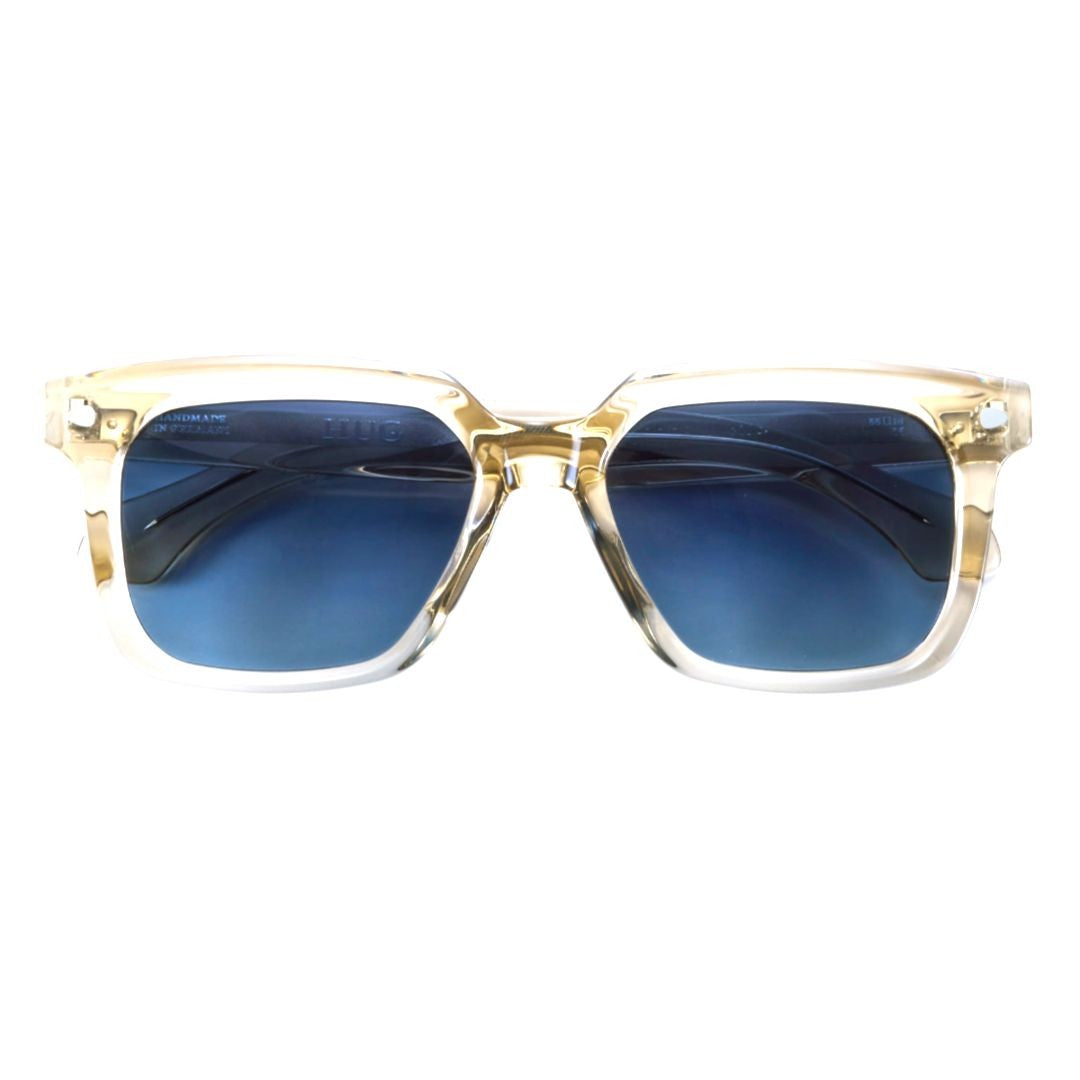 Hug Johnson Translucent Acetate Sunglasses With Gradient Lenses