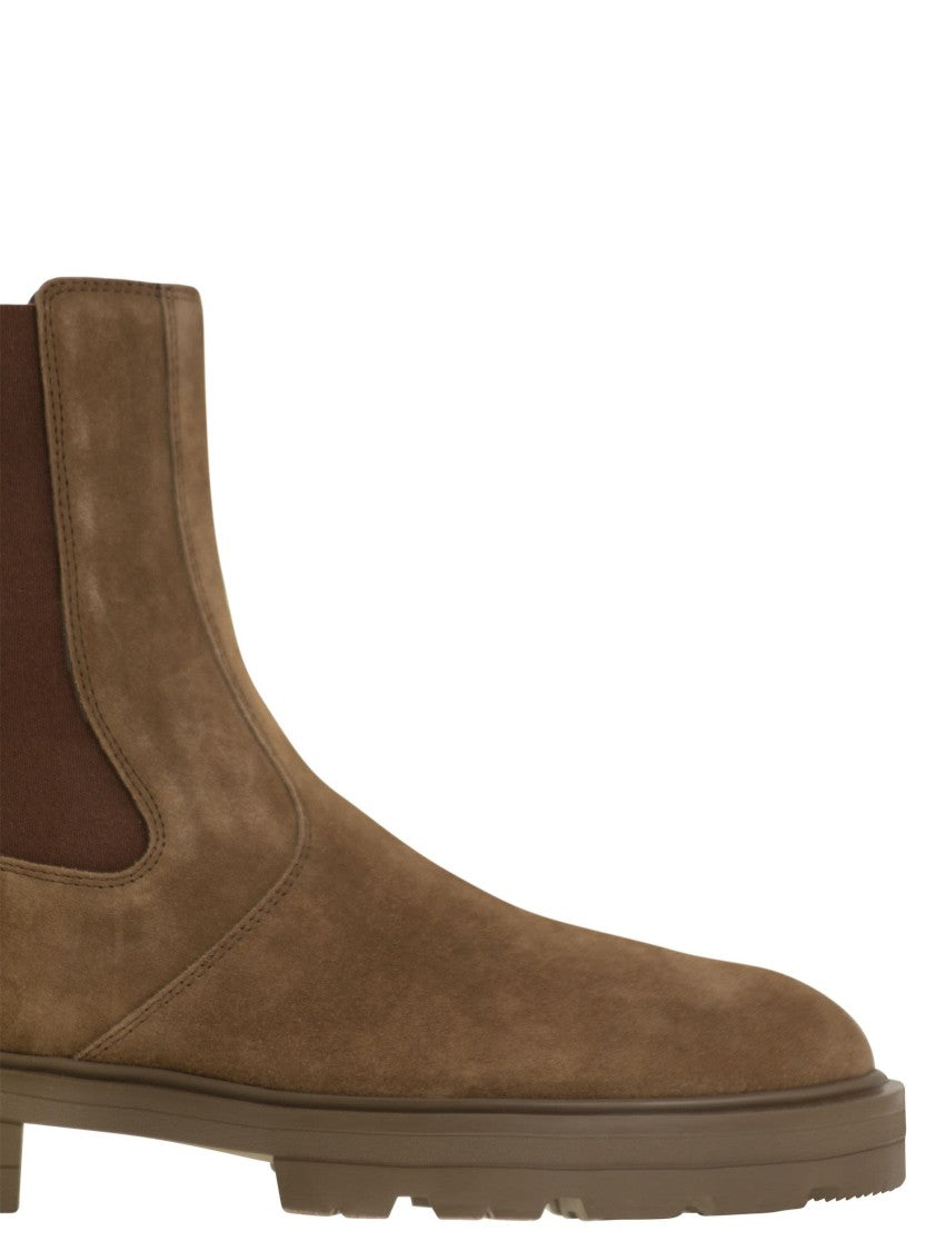 Hogan H673 - Suede Chelsea Boots