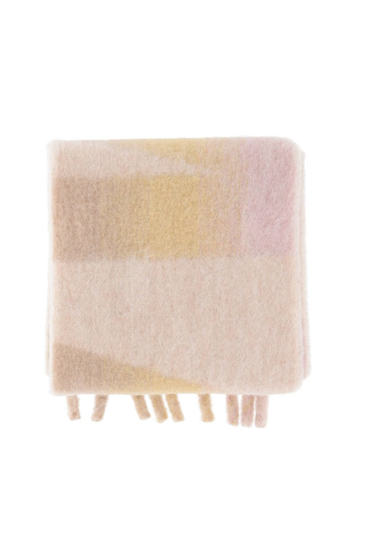 Isabel Marant Wool-Alpaca Logo Scarf