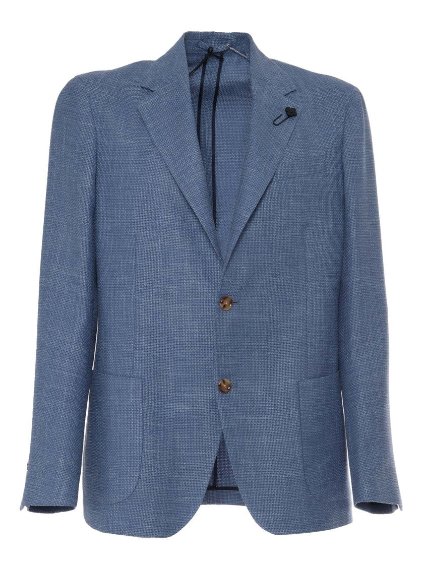 Lardini Rome Tailored Blazer With Textured Fabric