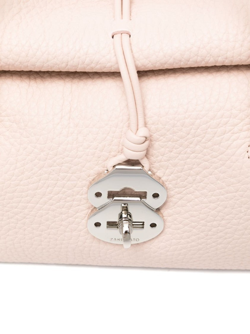 Zanellato Textured Leather Handbag With Structured Silhouette