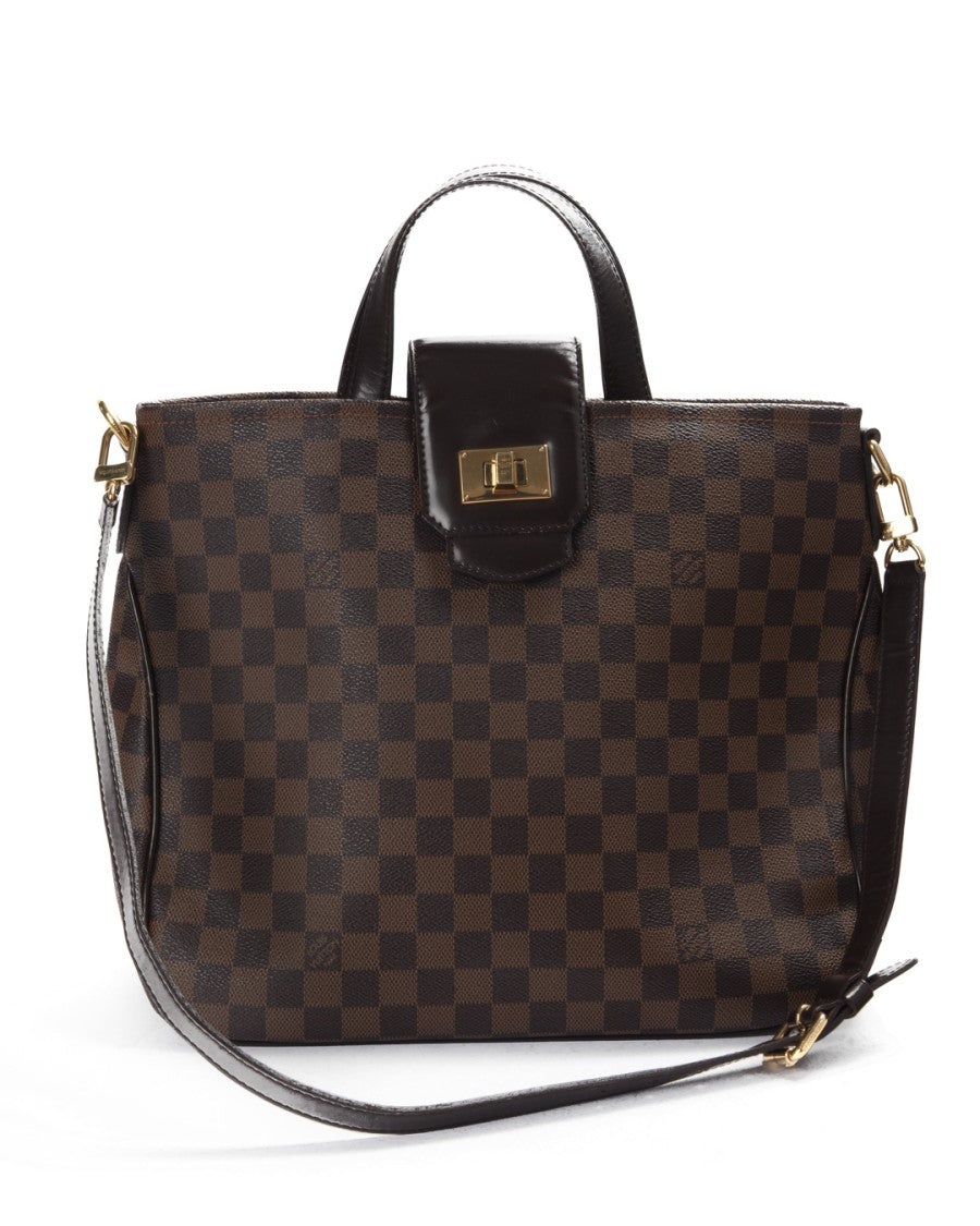 Louis Vuitton Brown Damier Ebene Cabas Roseberry Mm Shoulder Bag