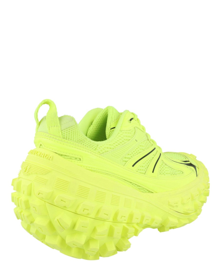 Balenciaga Chunky Low-Top Sneakers With Tire-Tread Outsole And Debossed Logo