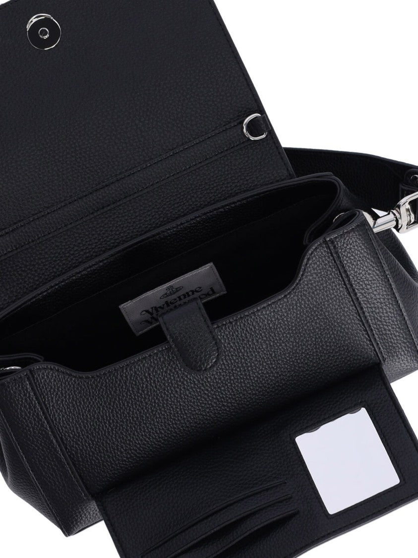 Vivienne Westwood "Hazel" Shoulder Bag – Black