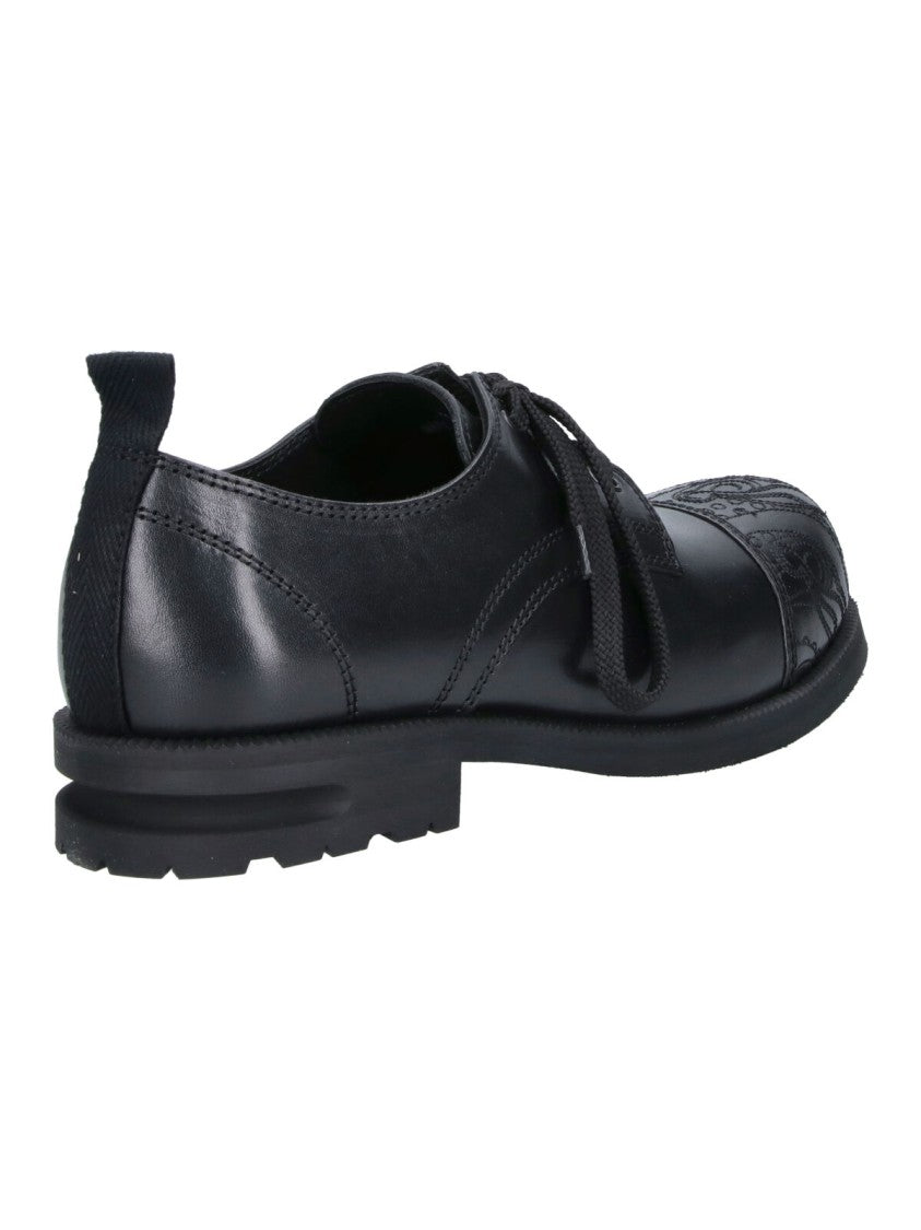 Kiko Kostadinov Black Black Atro Leather Derby Shoes
