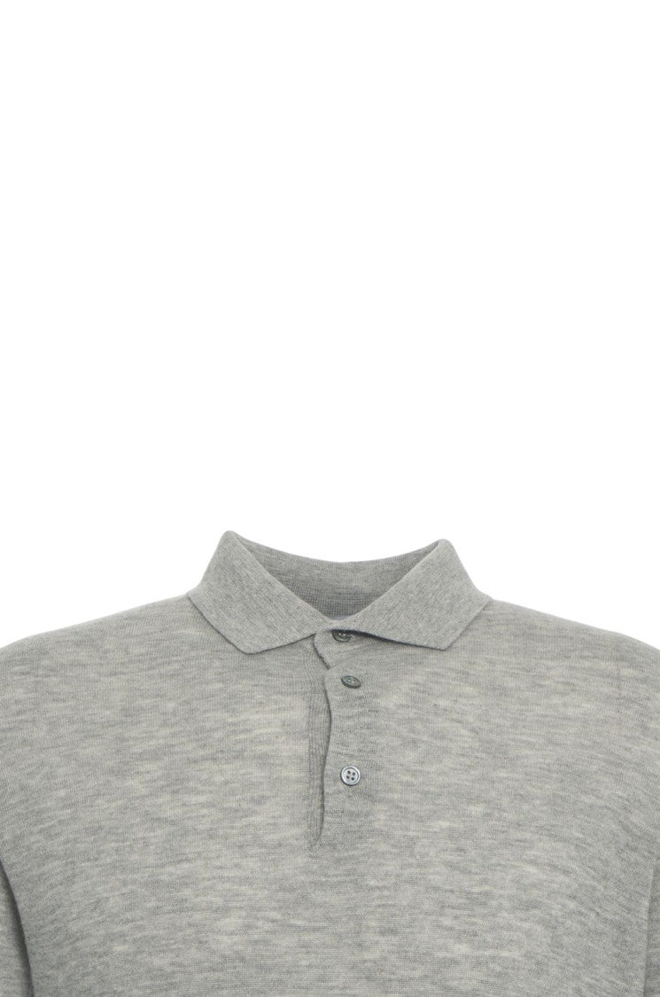 Gender Long-Sleeved Polo Shirt