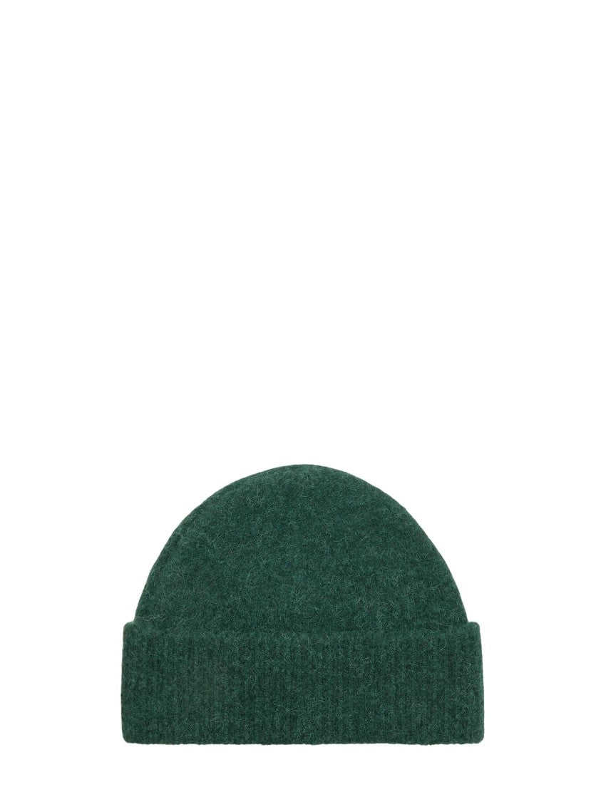 Ami Paris Green Ami De Coeur Alpaca Hat