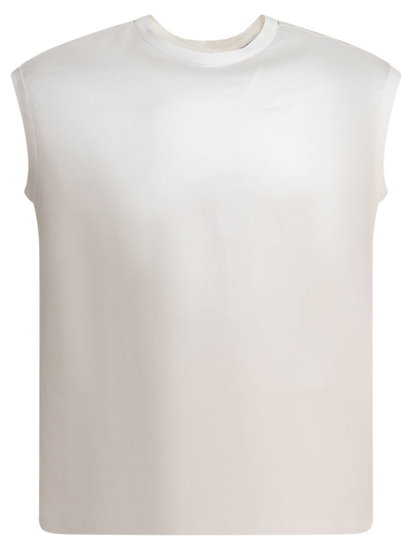 Brunello Cucinelli Short-Sleeved Silk-Elastane T-Shirt