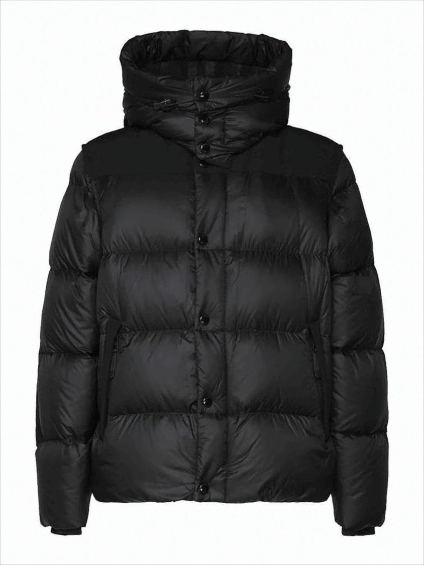 Burberry Horizontal Quilted Puffer Jacket With High Collar
