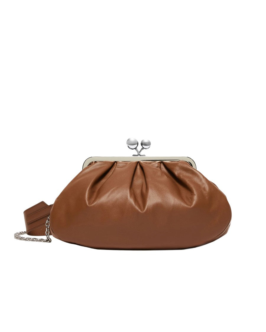 Max Mara Medium Deconstructed Lamb Nappa Leather Shoulder Bag