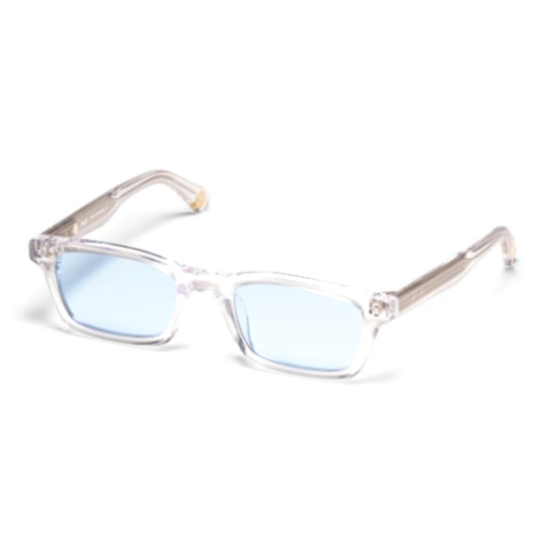 Peter And May Self Exotic Rectangular Transparent Acetate Sunglasses