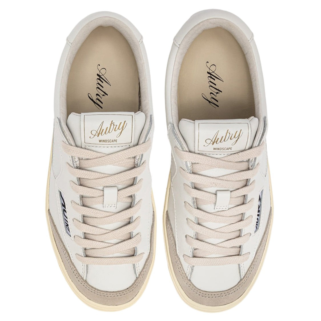 Autry Low-Top Sneakers With Round Toe And Lace-Up Closure