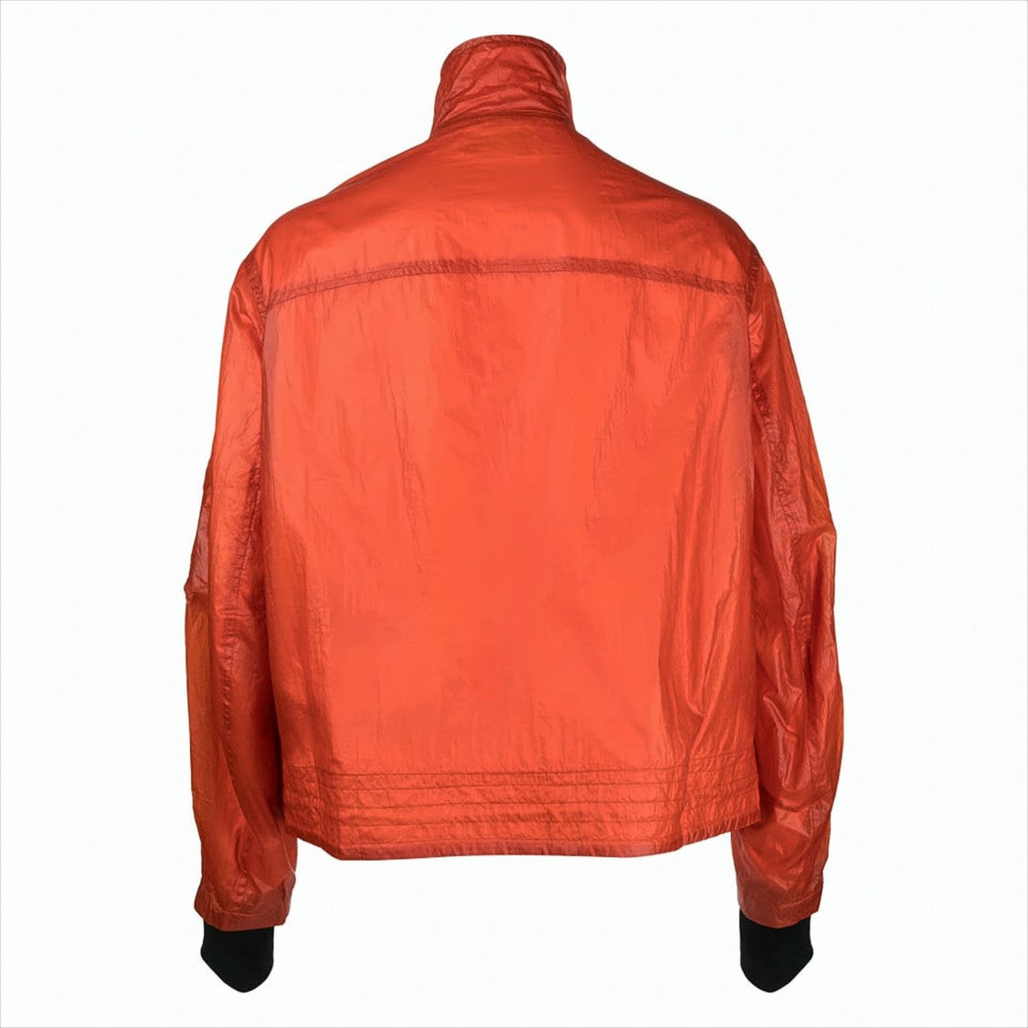 Our Legacy Lightweight Orange Jacket With High Collar