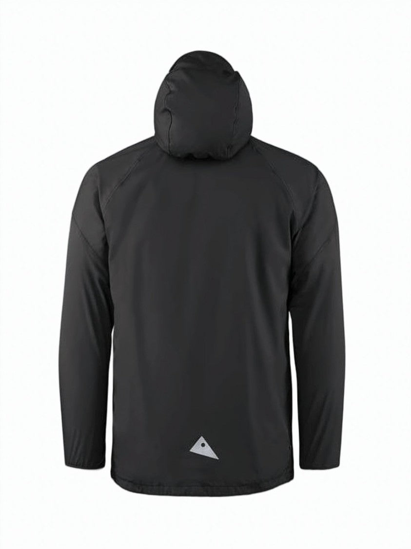 Klattermusen Minimalist Black Klattermusen Jacket With Reflective Details