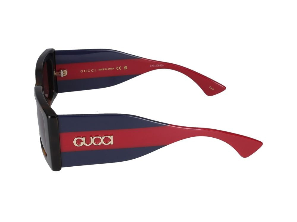 Gucci Sunglasses Gg1860s 002 Havana Blue Red 52/20/135