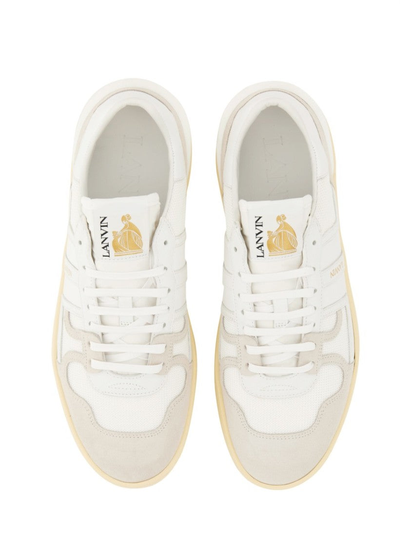 Lanvin "Clay" Low Top Sneakers With Woven Polyester