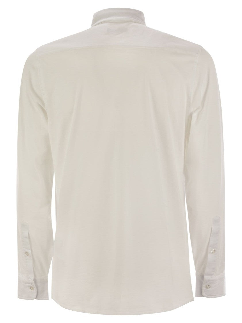 Fay Regular Fit Cotton Jersey Shirt