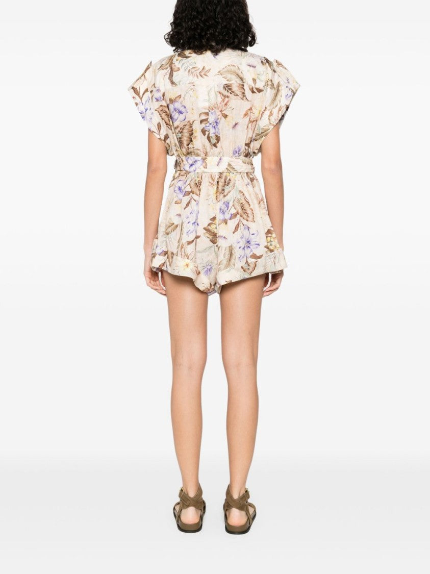 Zimmermann Coco Cuffed Playsuit
