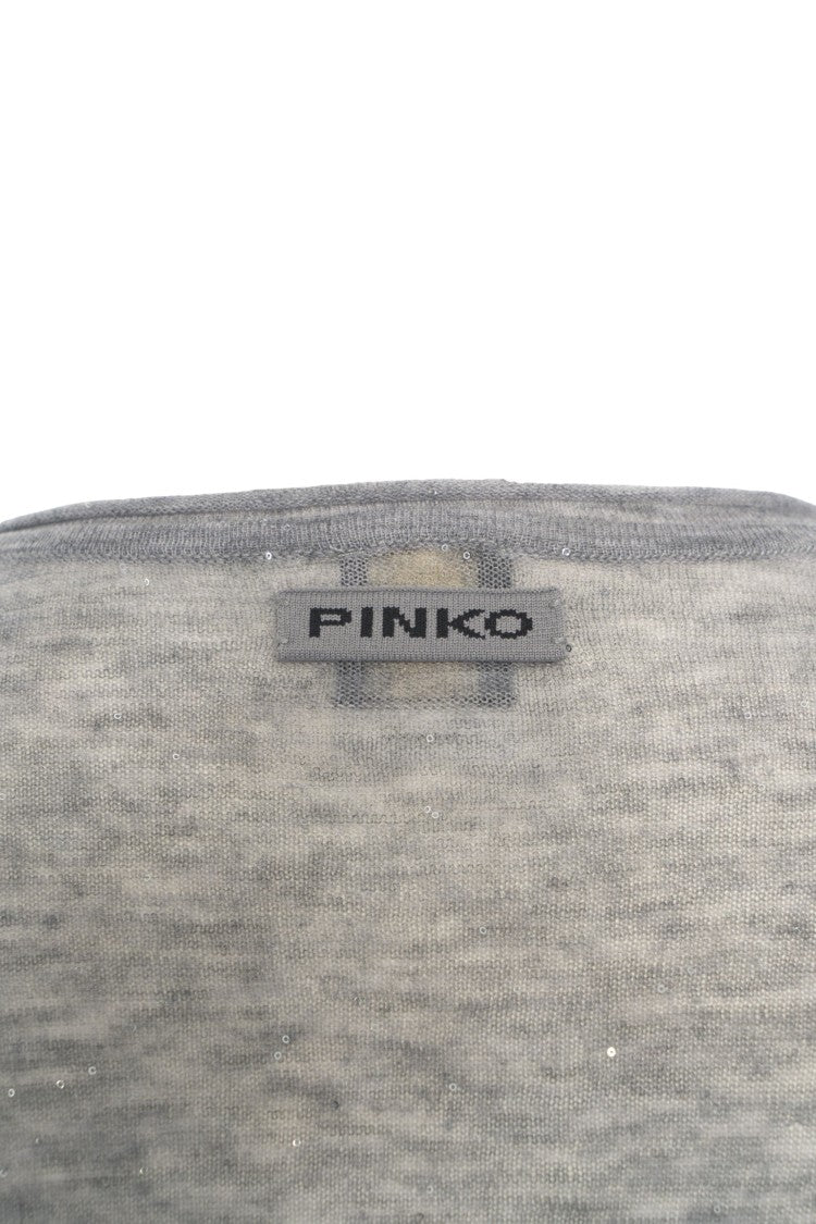 Pinko Slim Fit Pullover With Lurex Highlights