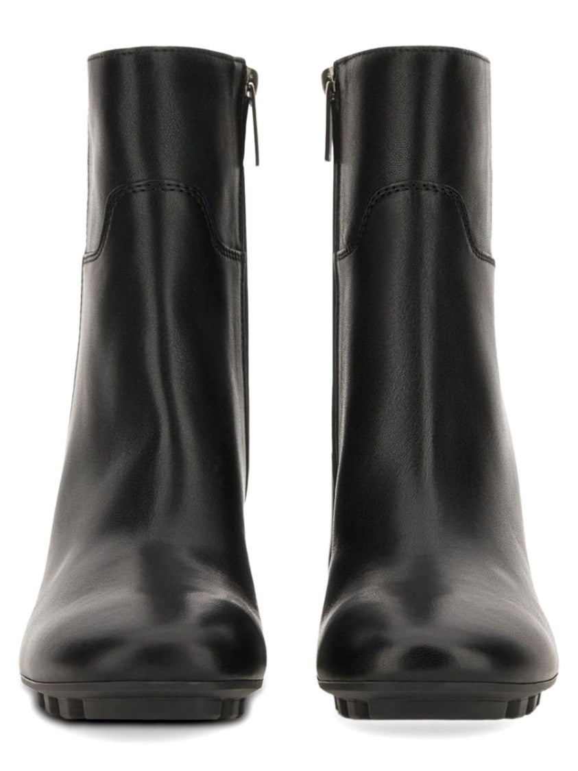 Hogan Black H695 Calfskin Boots