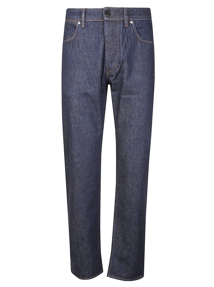 Stone Island Indigo Regular Straight Cotton Jeans