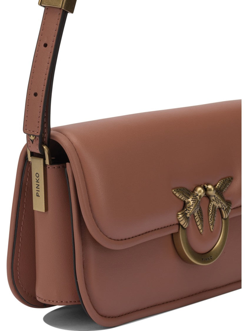 Pinko Leather Crossbody Bag