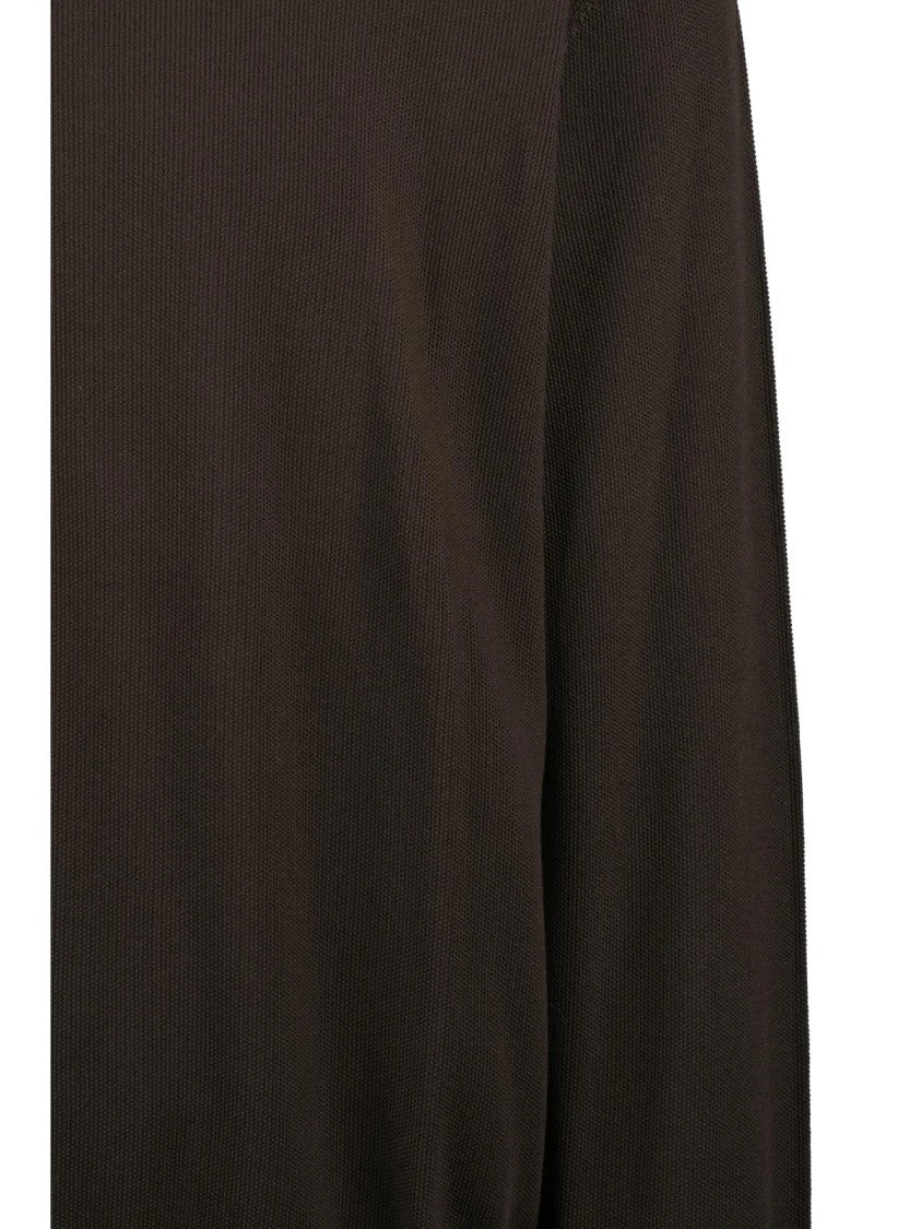 Filippo De Laurentiis Brown Ribbed Cotton Jumper