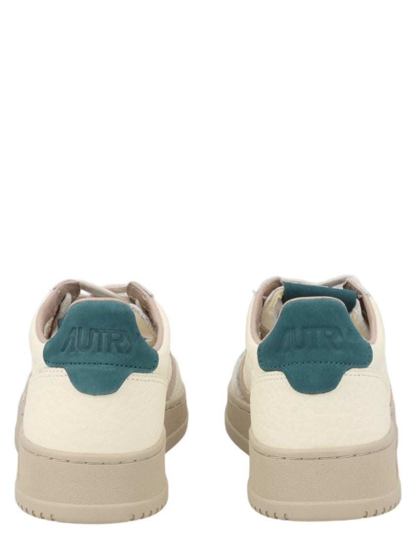 Autry Medalist Low Nubuck Suede Leather Sneakers