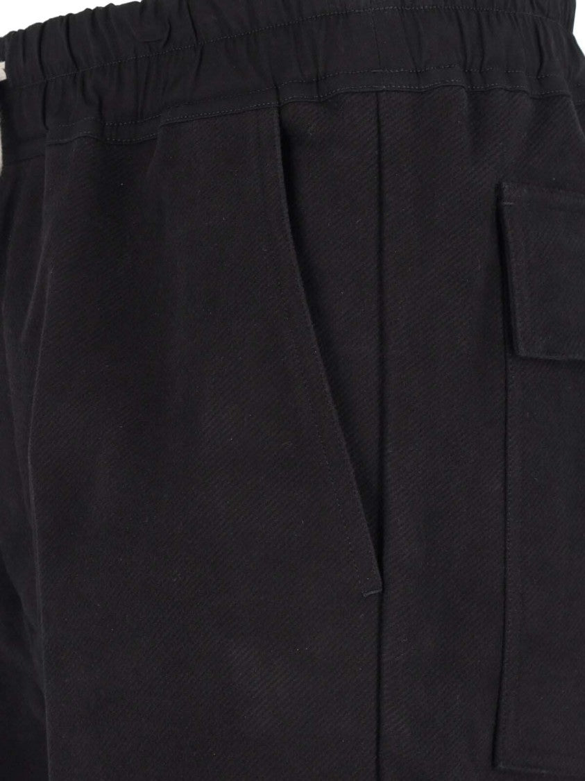 Rick Owens Straight Pants – Black