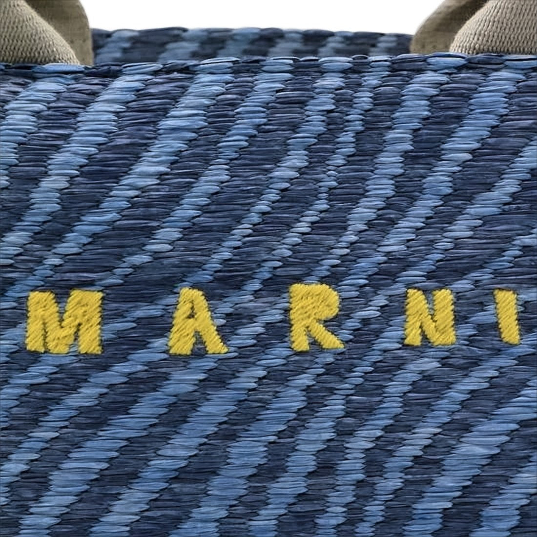 Marni Textured Blue Tote Bag