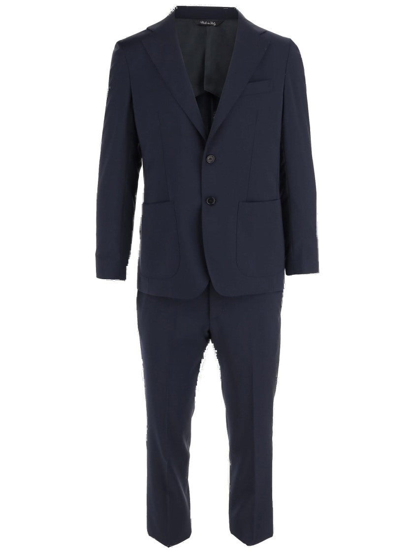 Brian Dales Single-Breasted Wool Suit