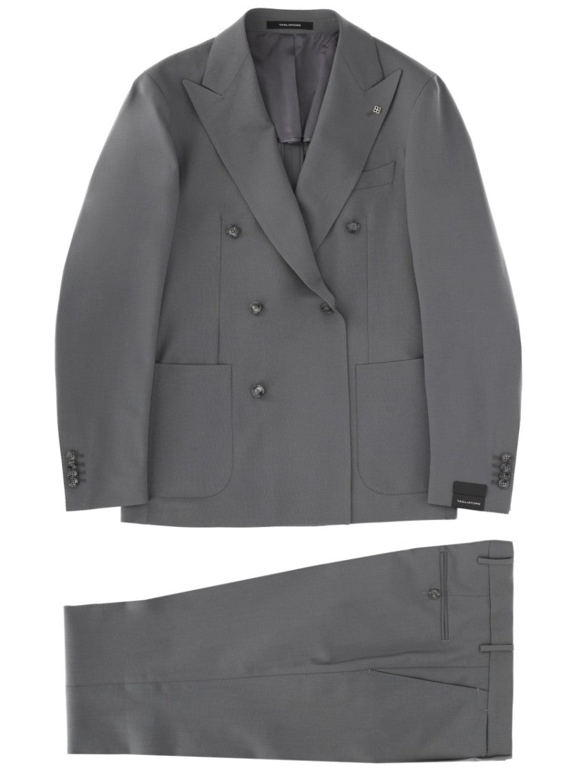 Tagliatore Virgin Wool Blend Tailored Suit
