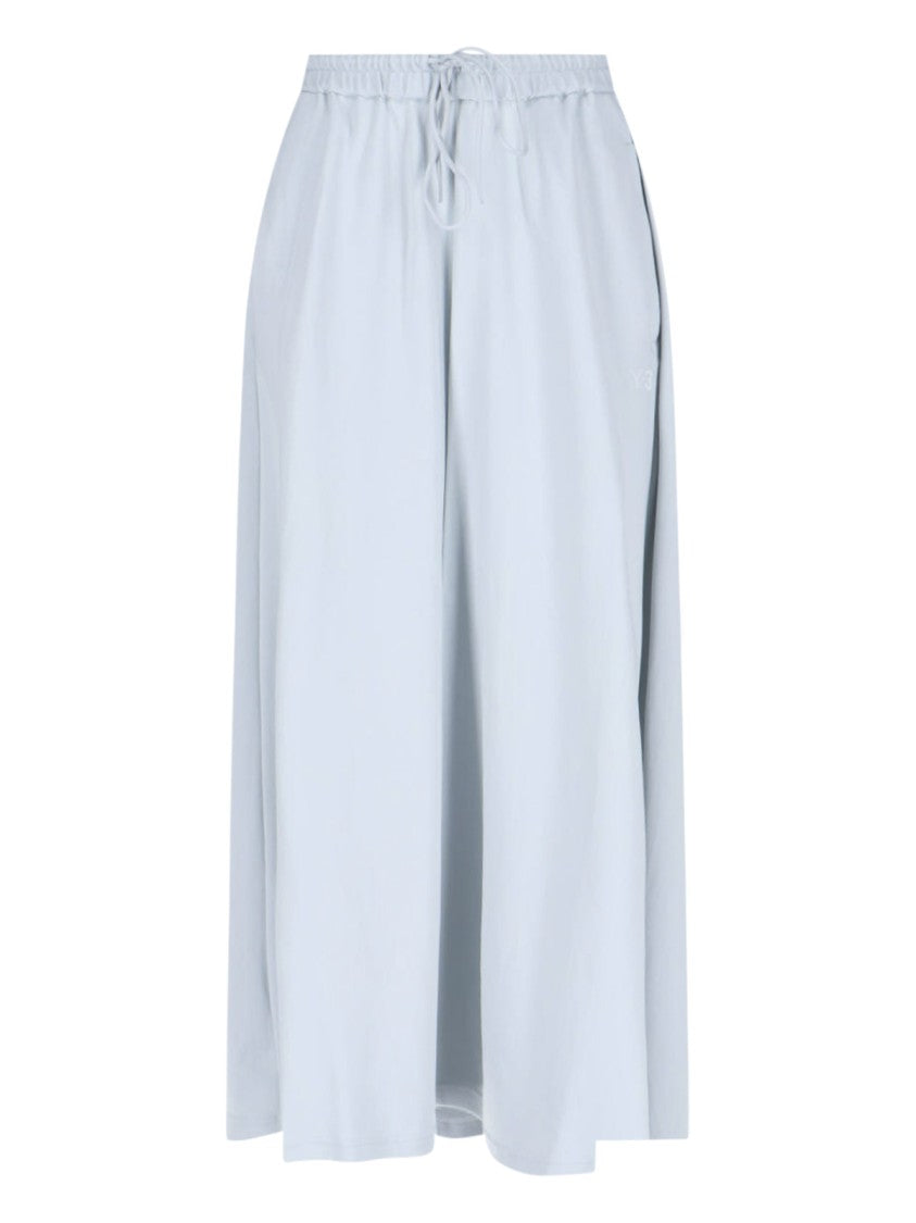 Y-3 "3-Stripes" Maxi Skirt – Blue