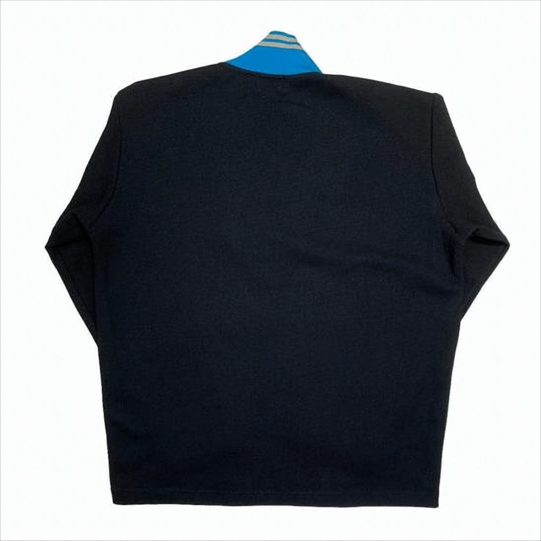 Kolor Colorful Collar Black Turtleneck