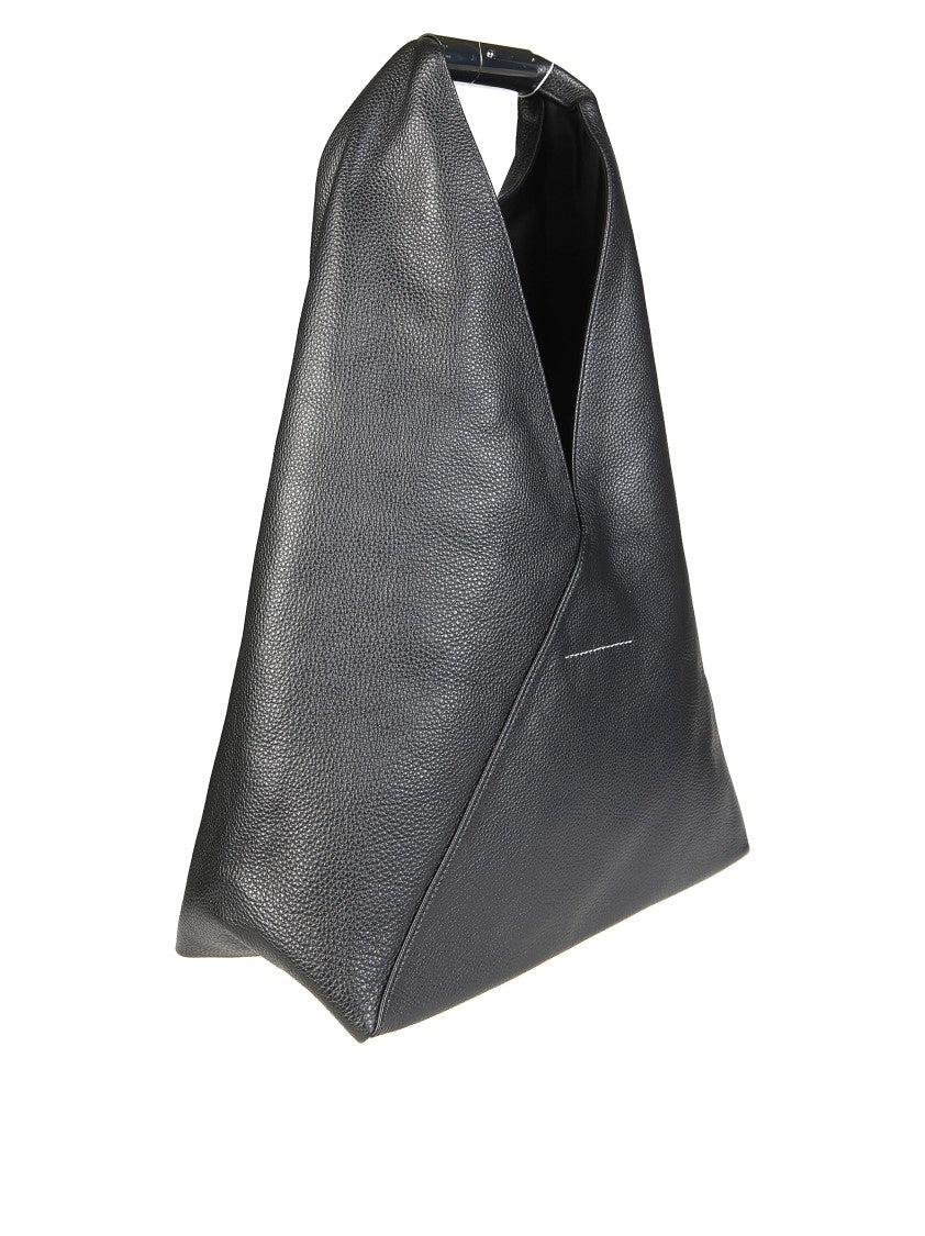 Mm6 By Maison Margiela Triangular Folded Wrapped Handle Handbag