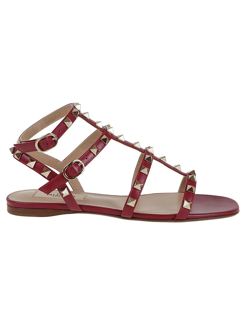 Valentino Garavani Rockstud Sandal In Calfskin