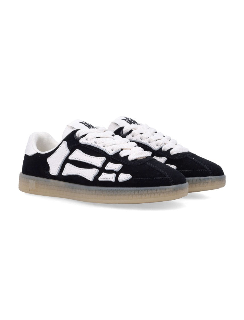 Amiri Pacific Bones Suede Bone Detailing Sneakers