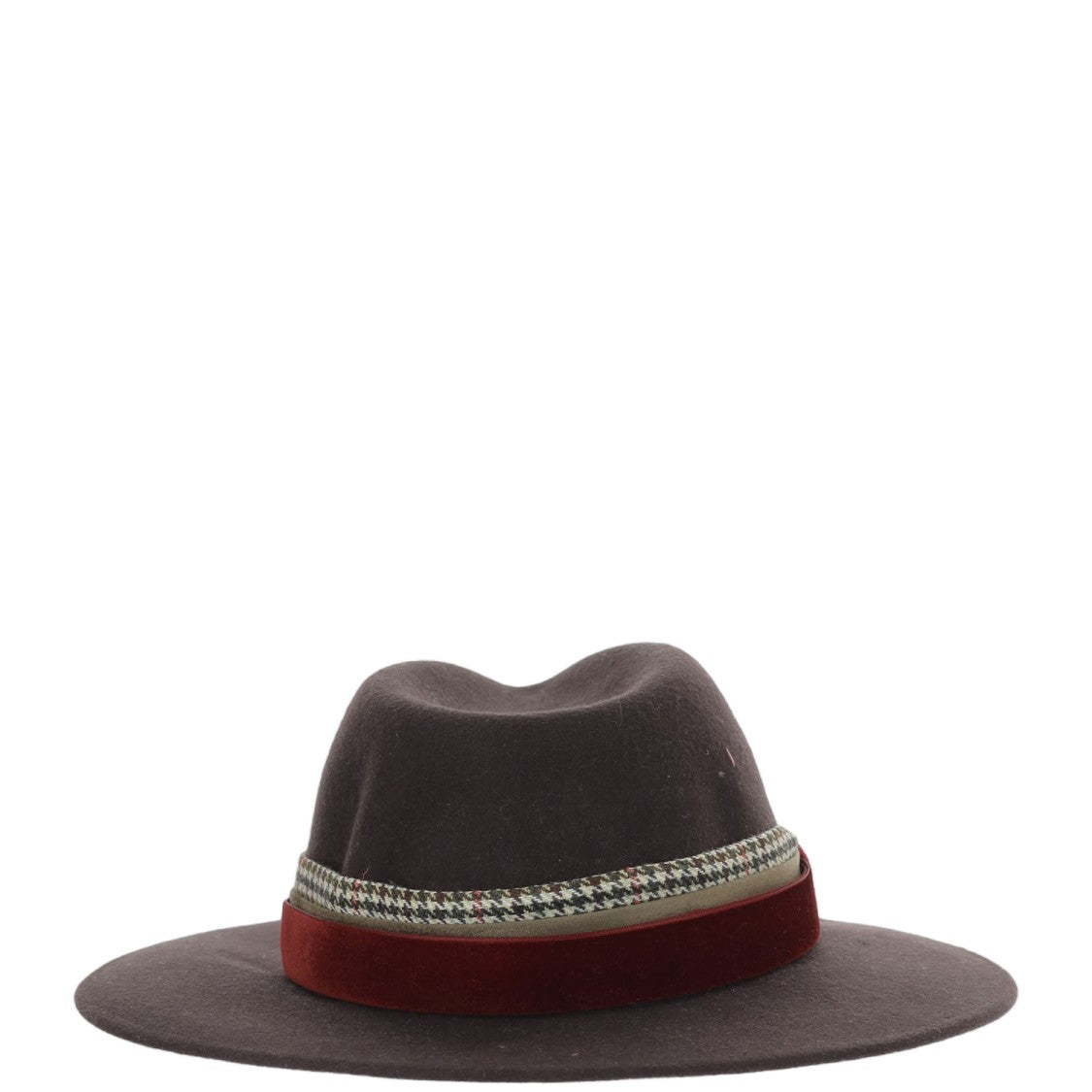 Alexia Alvarez De Toledo Multicolor Wide-Brim Wool Felt Hat