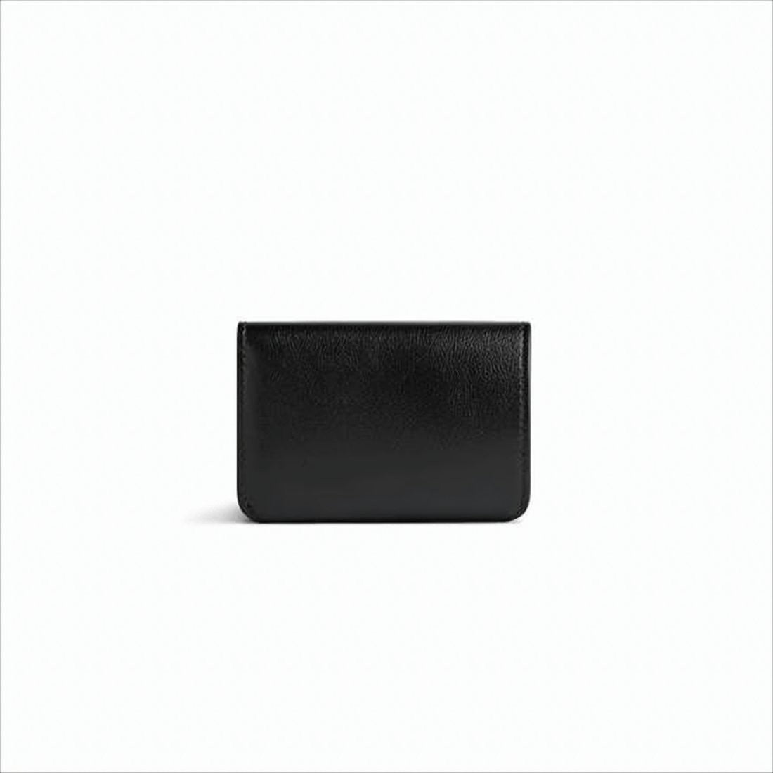 Balenciaga Compact Bifold Wallet In Smooth Calf Leather With Gold-Tone Logo