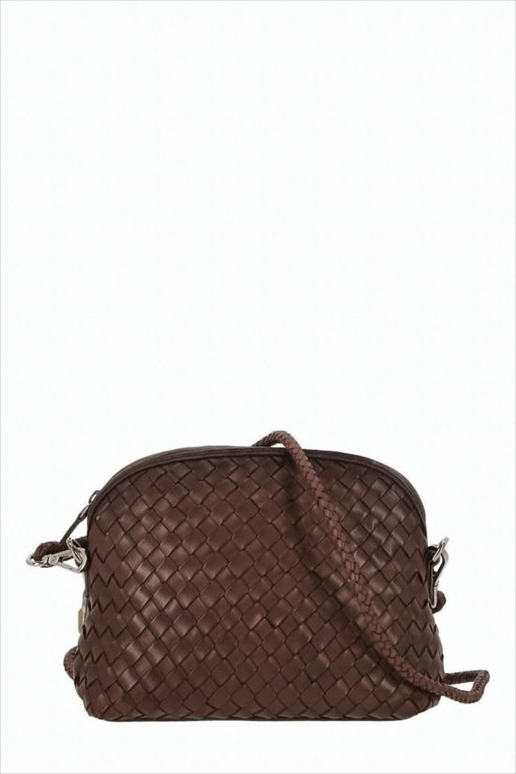 Dragon Diffusion Woven Buffalo Leather Crossbody Bag