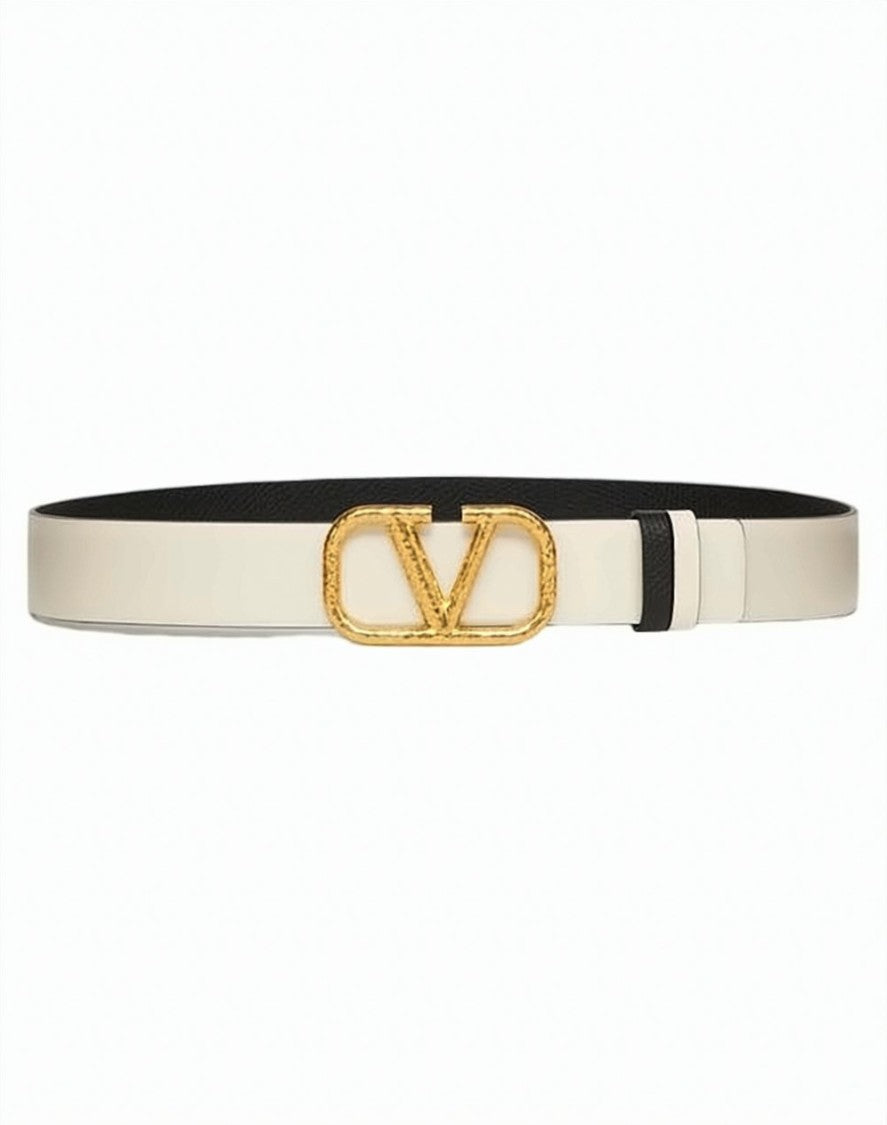 Valentino Garavani Calfskin Leather Regular Belt