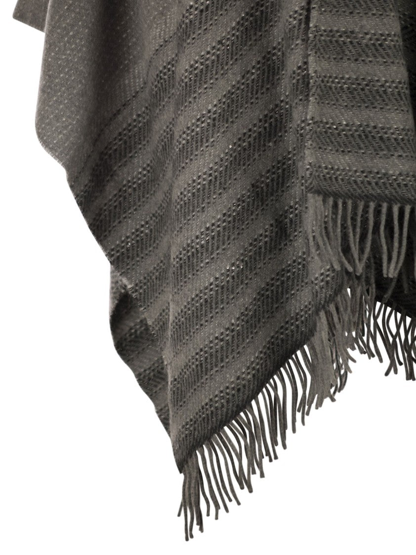 Peserico Virgin Wool And Cashmere Cape