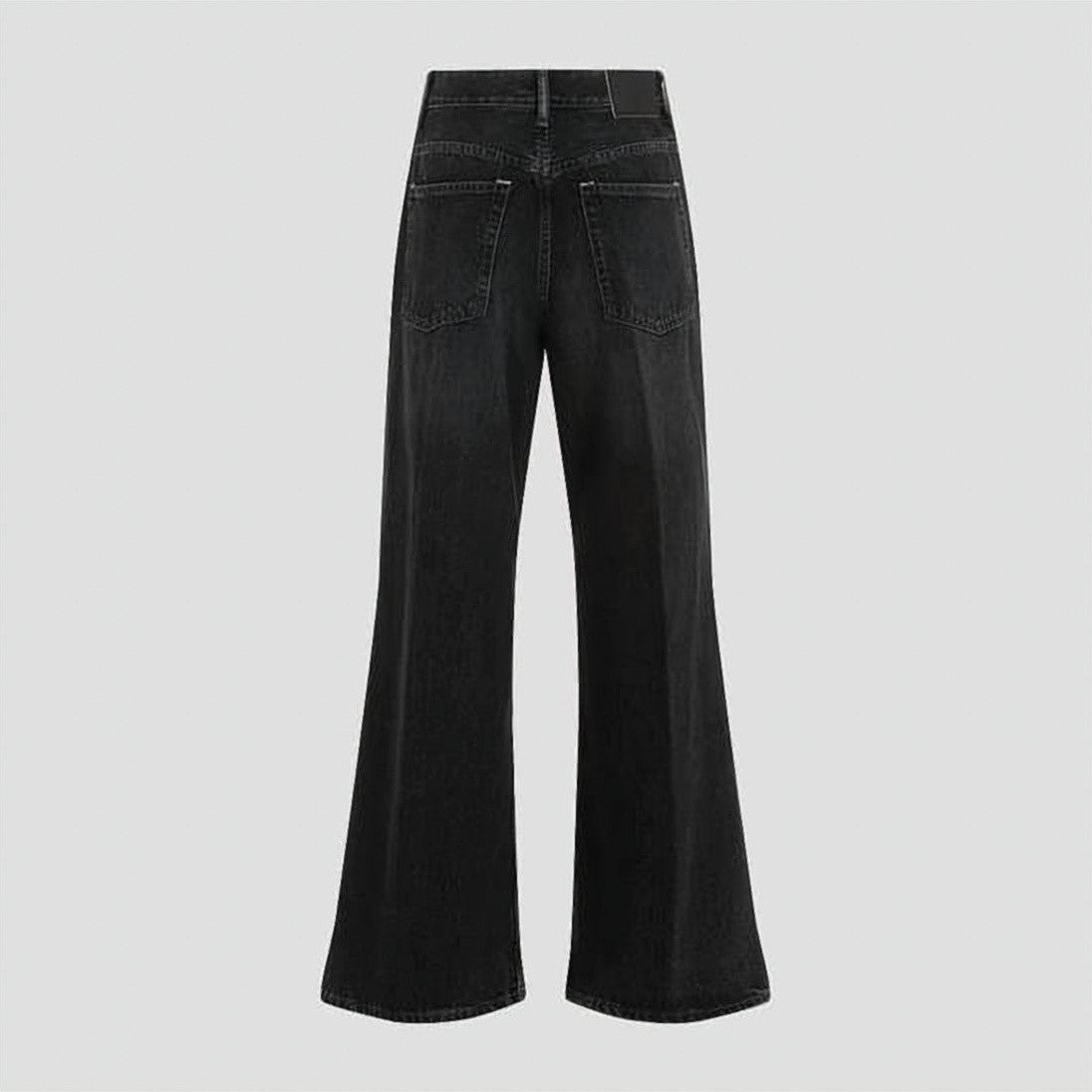 Acne Studios High Waist Wide-Leg Denim Pants