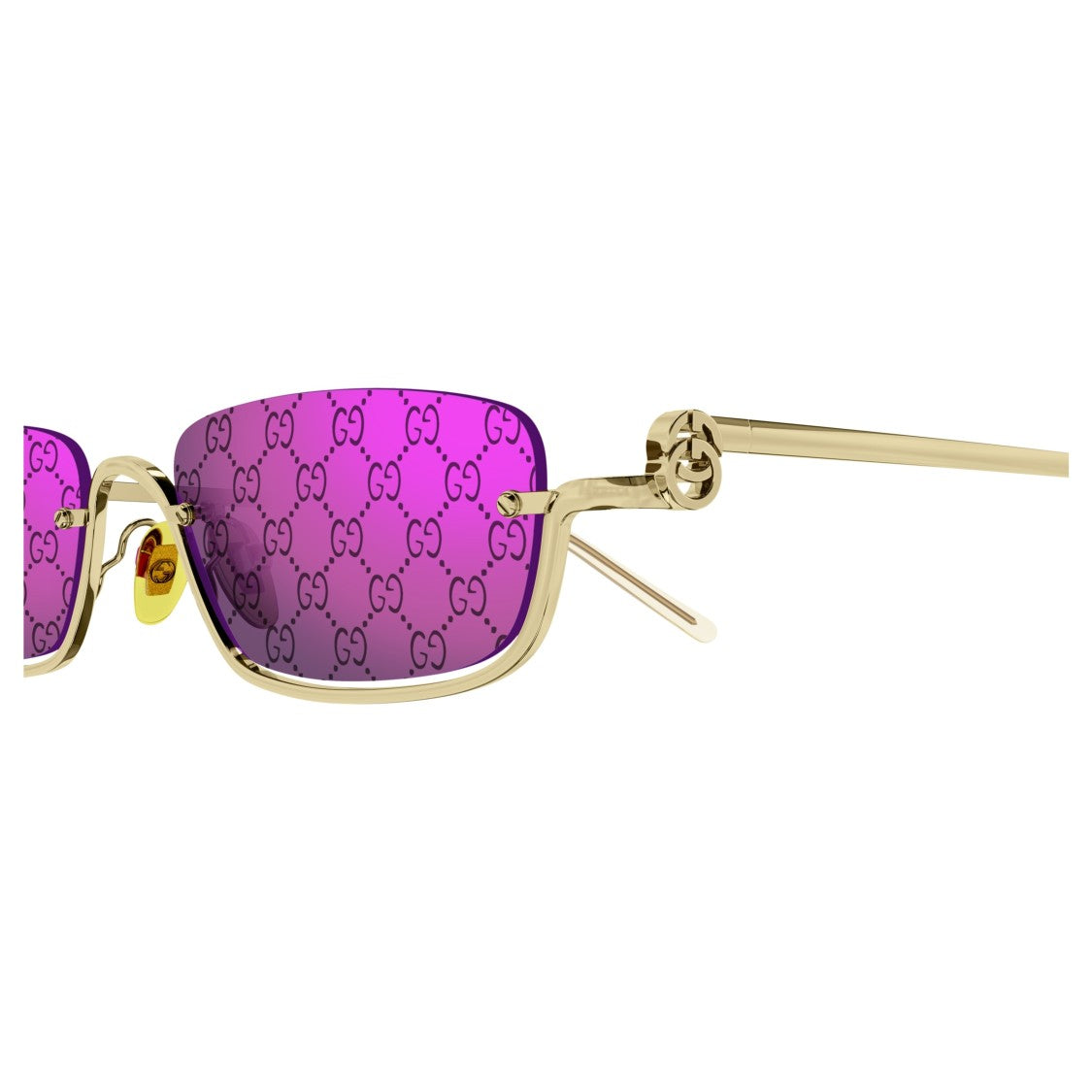 Gucci Rectangular Frame Sunglasses