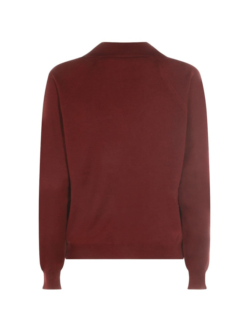 Miu Miu Cardigan With Classic V-Neckline And Fitted Silhouette